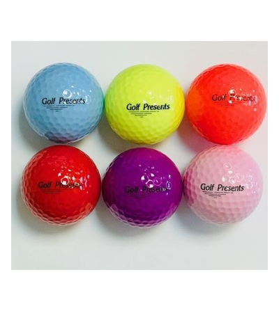 Bolas colores golf presents